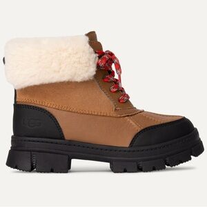 UGG Kids Ashton Addie Waterproof Boots - Size 13 - Chestnut